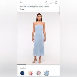 Abercrombie & Fitch Strapless Yellow Dress